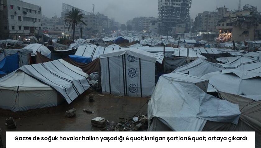 Gazze’de soğuk havalar halkın yaşadığı "kırılgan şartları" ortaya çıkardı