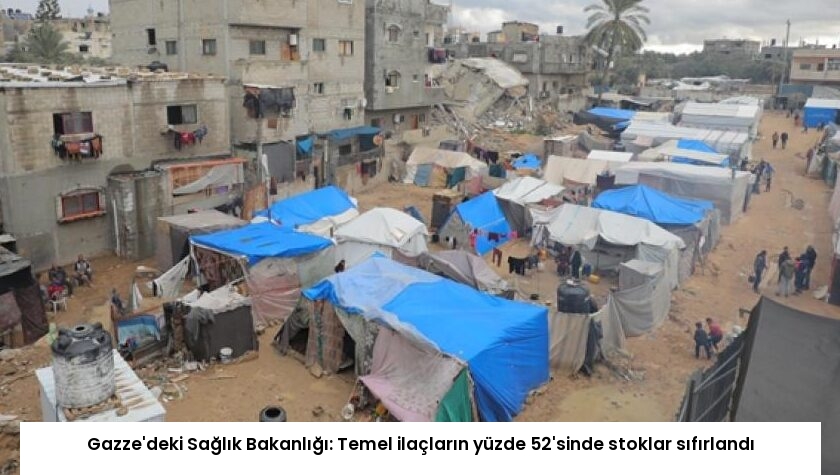 Gazze’deki Sağlık Bakanlığı: Temel ilaçların yüzde 52’sinde stoklar sıfırlandı