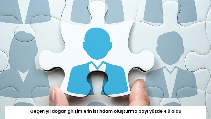 Geçen yıl doğan girişimlerin istihdam oluşturma payı yüzde 4,9 oldu