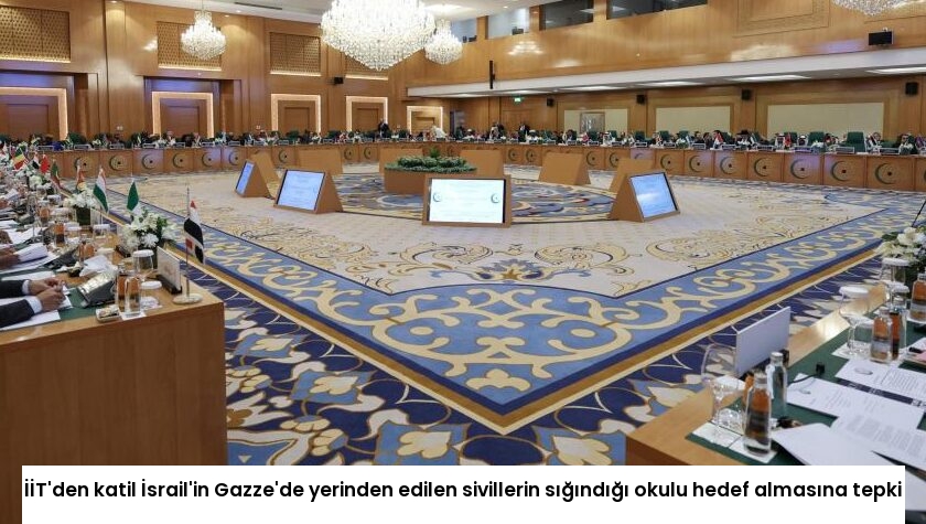 İİT’den katil İsrail’in Gazze’de yerinden edilen sivillerin sığındığı okulu hedef almasına tepki