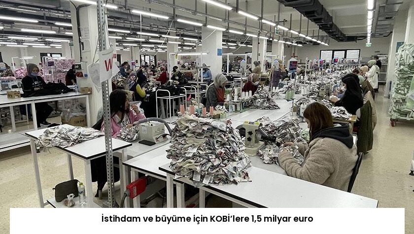 İstihdam ve büyüme için KOBİ’lere 1,5 milyar euro