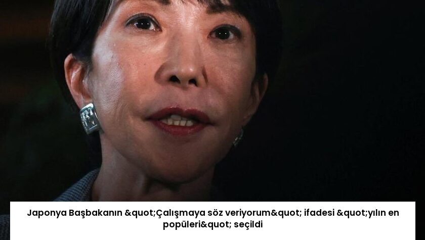 Japonya Başbakanın "Çalışmaya söz veriyorum" ifadesi "yılın en popüleri" seçildi
