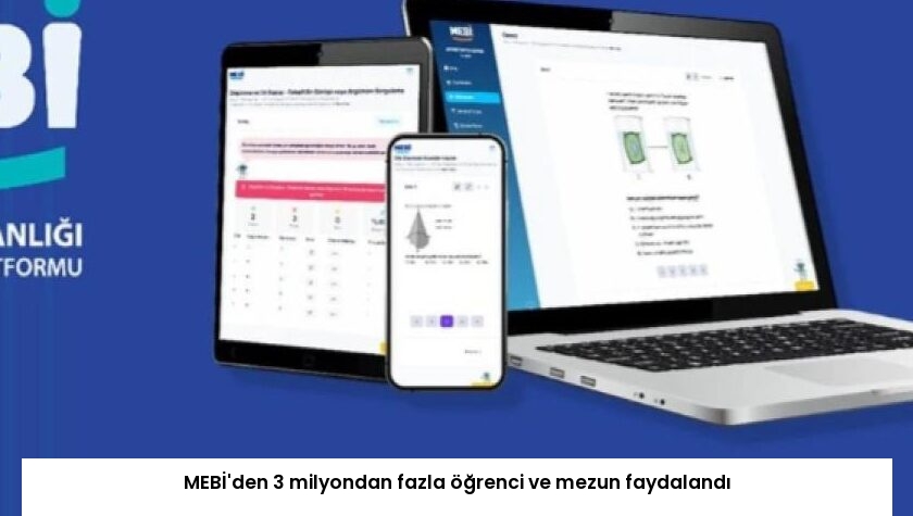 MEBİ’den 3 milyondan fazla öğrenci ve mezun faydalandı