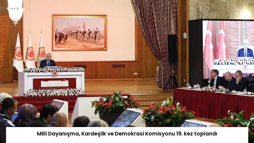 Milli Dayanışma, Kardeşlik ve Demokrasi Komisyonu 19. kez toplandı