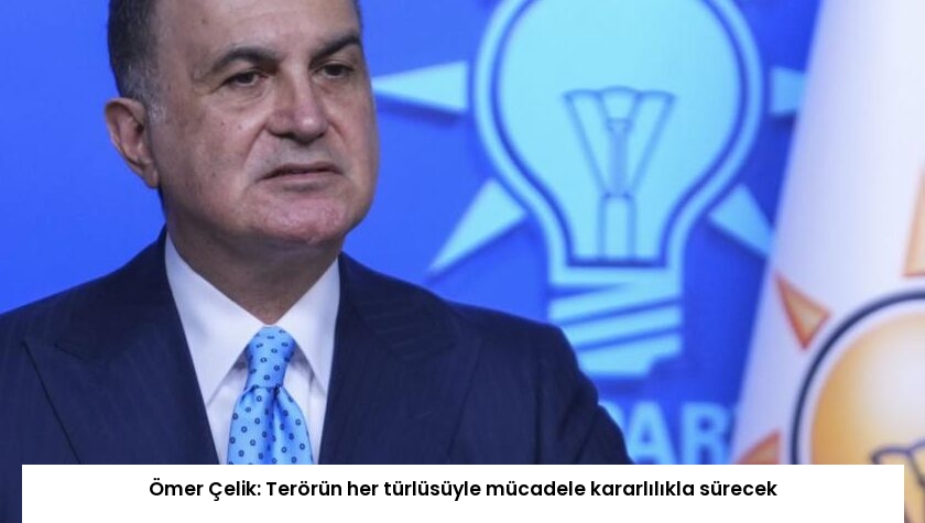 Ömer Çelik: Terörün her türlüsüyle mücadele kararlılıkla sürecek