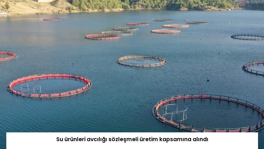 Su ürünleri avcılığı sözleşmeli üretim kapsamına alındı