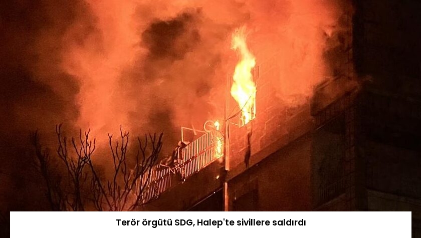 Terör örgütü SDG, Halep’te sivillere saldırdı