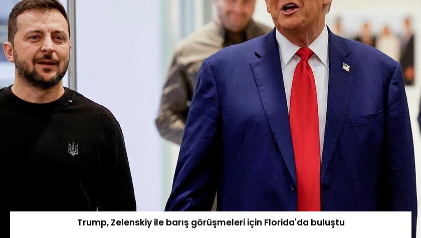 Trump, Zelenskiy ile barış görüşmeleri için Florida’da buluştu