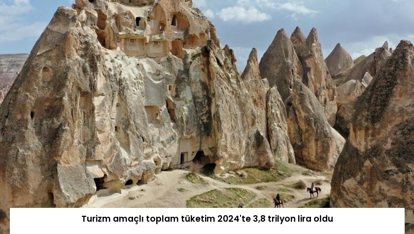 Turizm amaçlı toplam tüketim 2024’te 3,8 trilyon lira oldu
