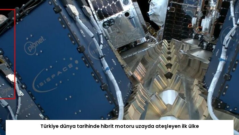 Türkiye dünya tarihinde hibrit motoru uzayda ateşleyen ilk ülke