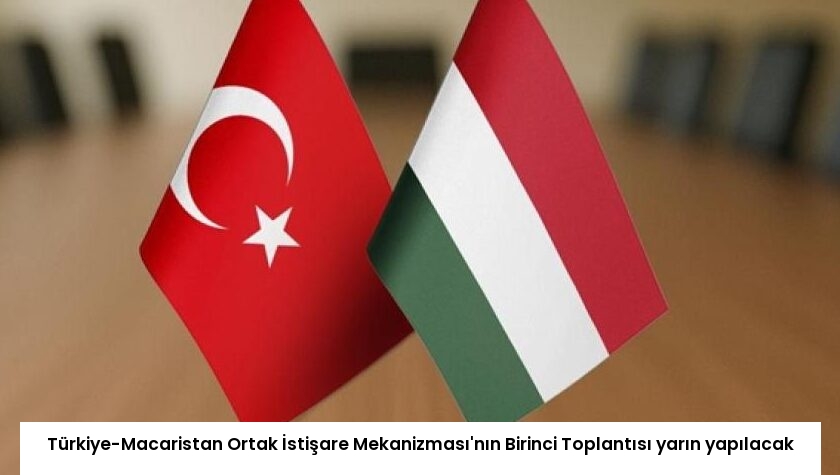 Türkiye-Macaristan Ortak İstişare Mekanizması’nın Birinci Toplantısı yarın yapılacak