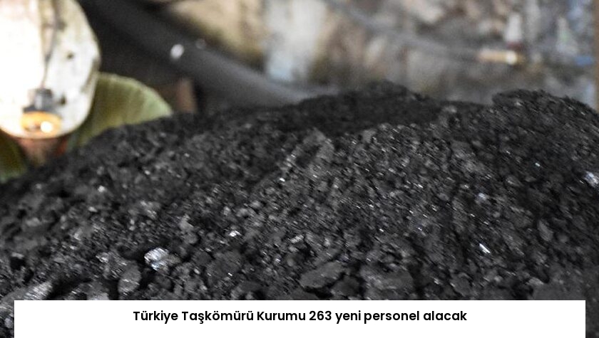 Türkiye Taşkömürü Kurumu 263 yeni personel alacak
