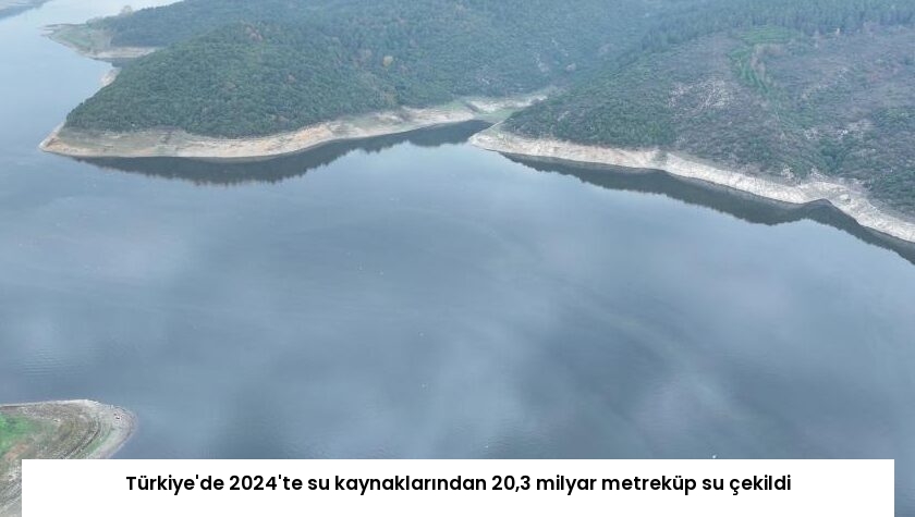 Türkiye’de 2024’te su kaynaklarından 20,3 milyar metreküp su çekildi
