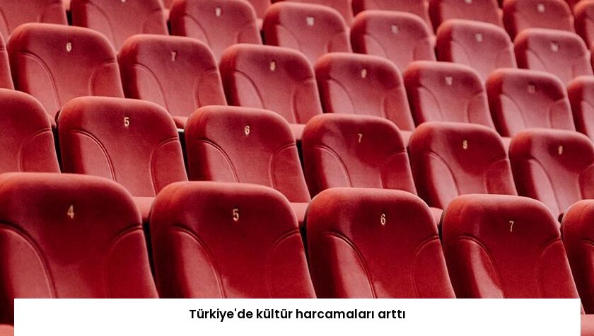 Türkiye’de kültür harcamaları arttı