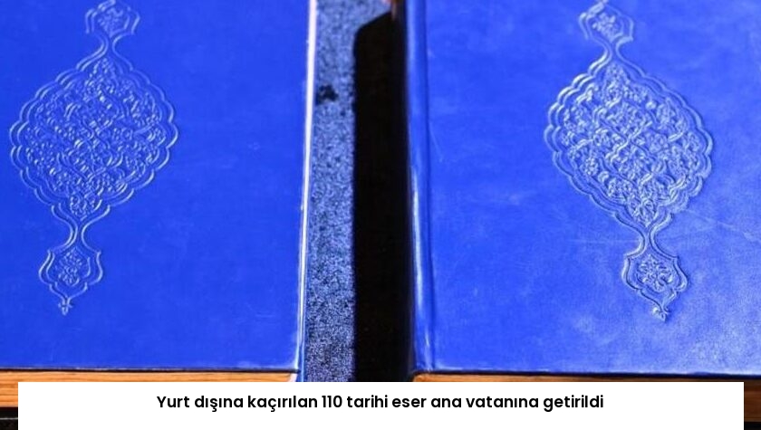 Yurt dışına kaçırılan 110 tarihi eser ana vatanına getirildi