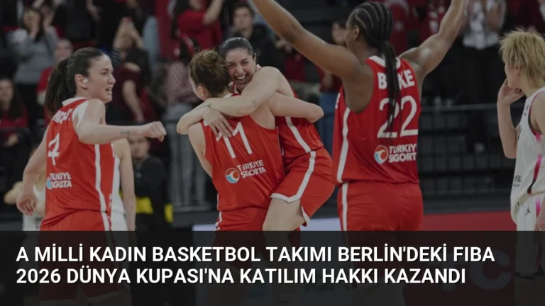 A Milli Kadın Basketbol Takımı Berlin’deki FIBA 2026 Dünya Kupası’na Katılım Hakkı Kazandı