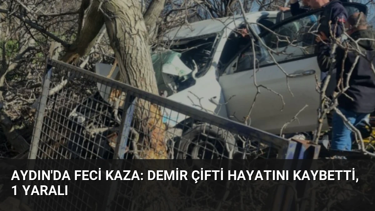 Aydın’da Feci Kaza: Demir Çifti Hayatını Kaybetti, 1 Yaralı