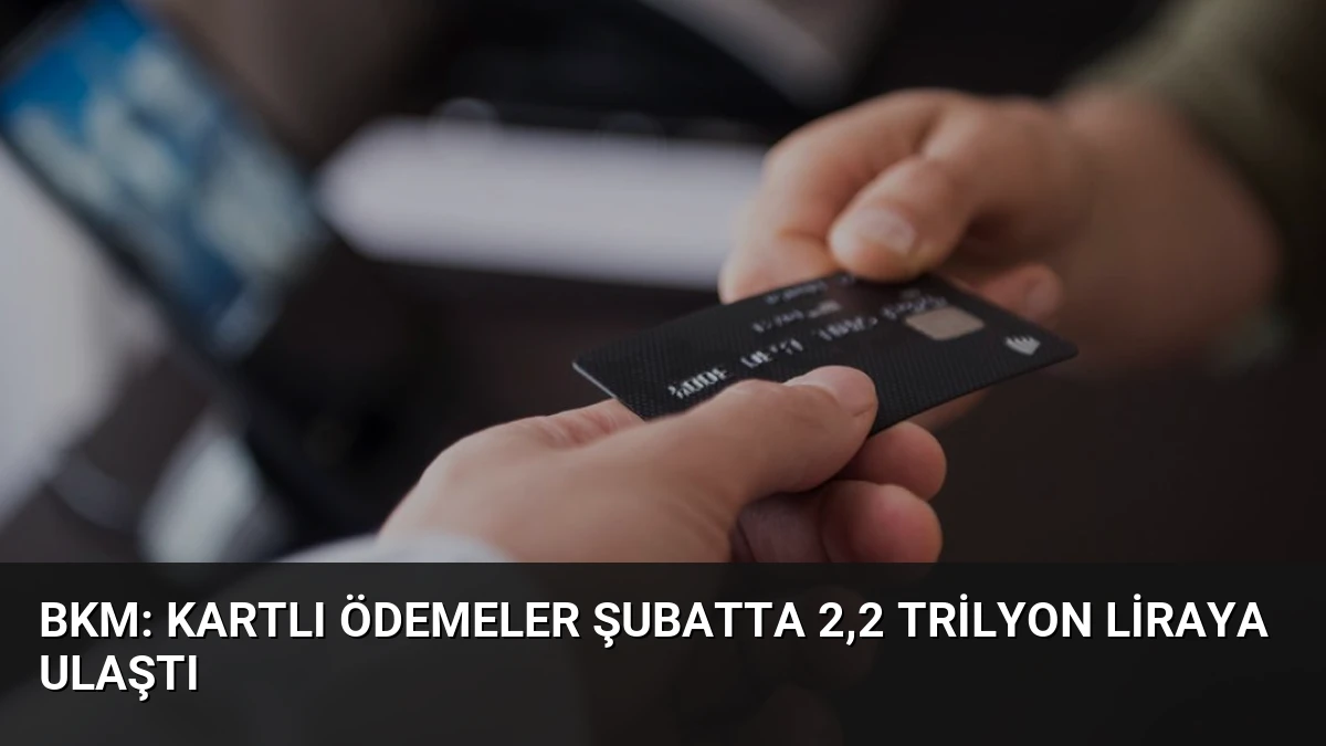 BKM: Kartlı Ödemeler Şubatta 2,2 Trilyon Liraya Ulaştı