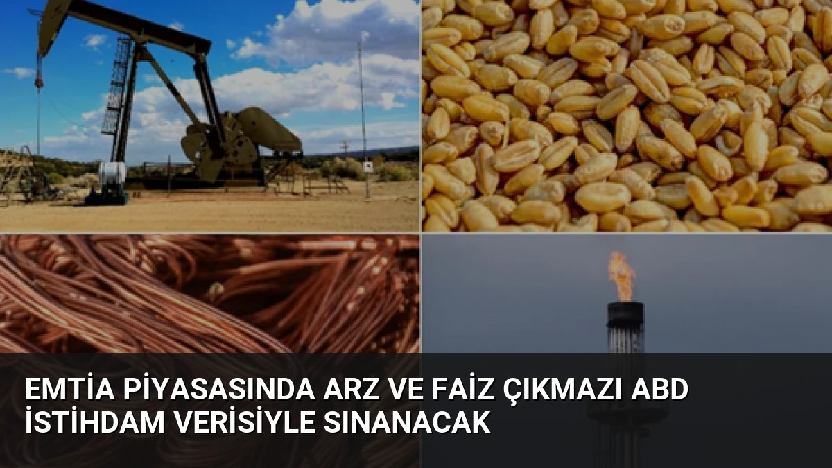 Emtia Piyasasında Arz ve Faiz Çıkmazı ABD İstihdam Verisiyle Sınanacak