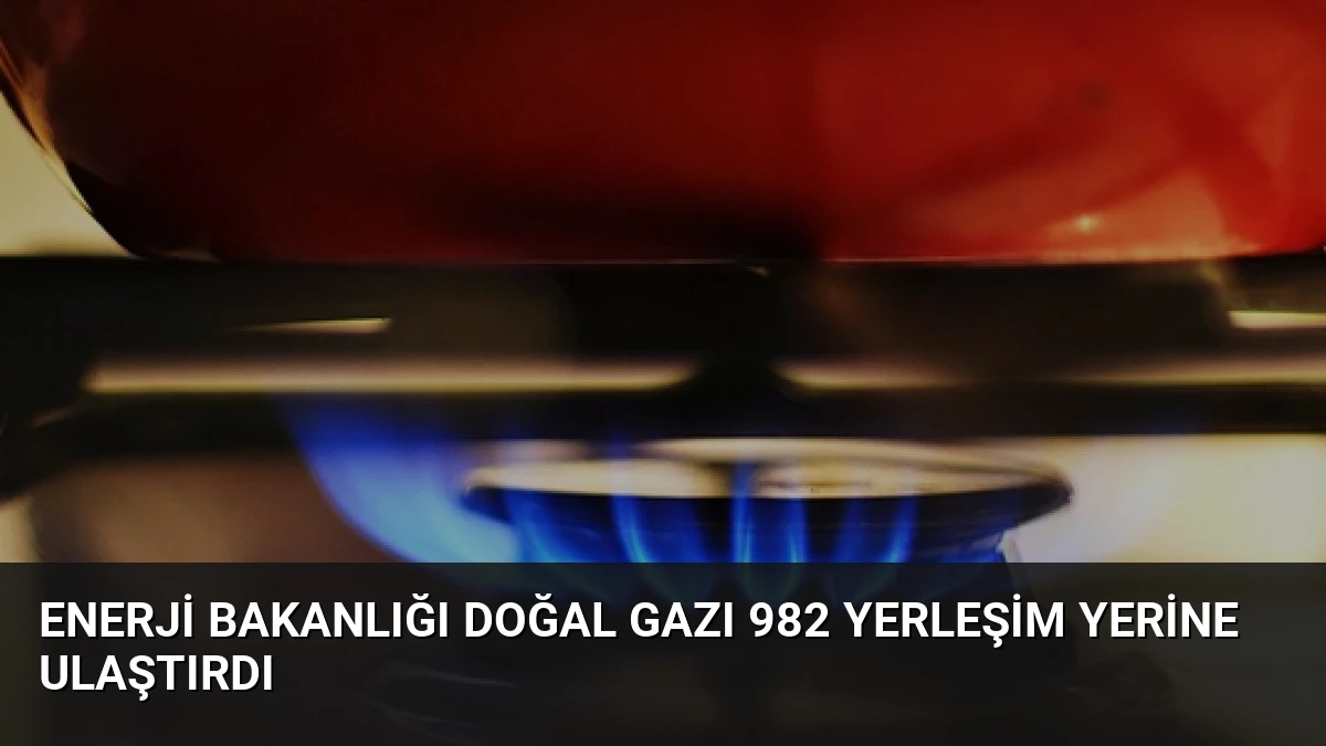 Enerji Bakanlığı Doğal Gazı 982 Yerleşim Yerine Ulaştırdı