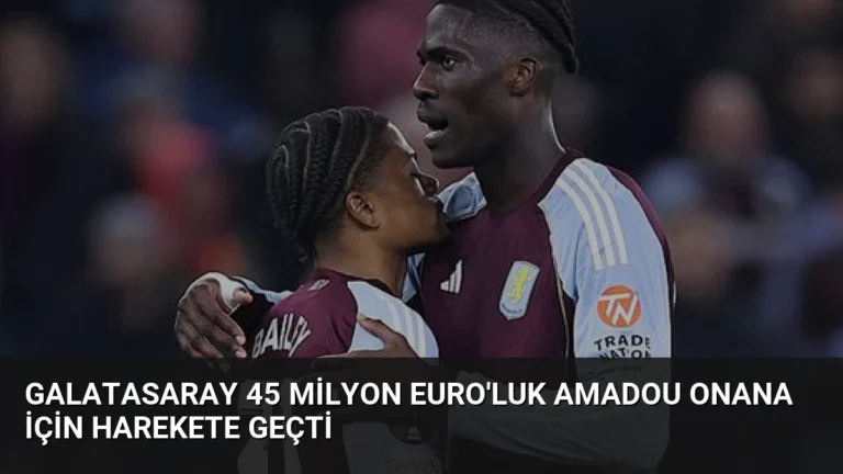 Galatasaray 45 Milyon Euro’luk Amadou Onana İçin Harekete Geçti