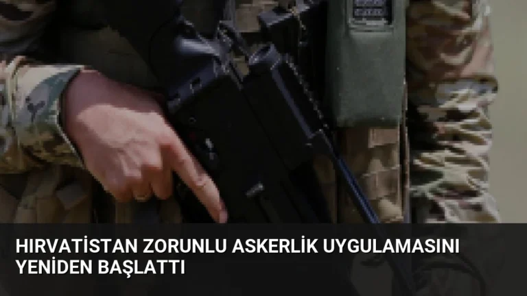 Hırvatistan Zorunlu Askerlik Uygulamasını Yeniden Başlattı