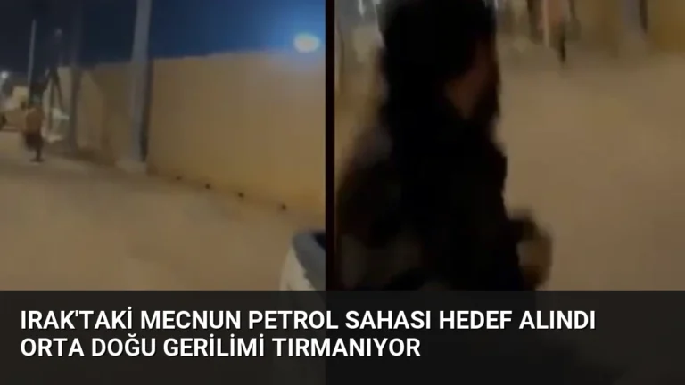 Irak’taki Mecnun Petrol Sahası Hedef Alındı Orta Doğu Gerilimi Tırmanıyor