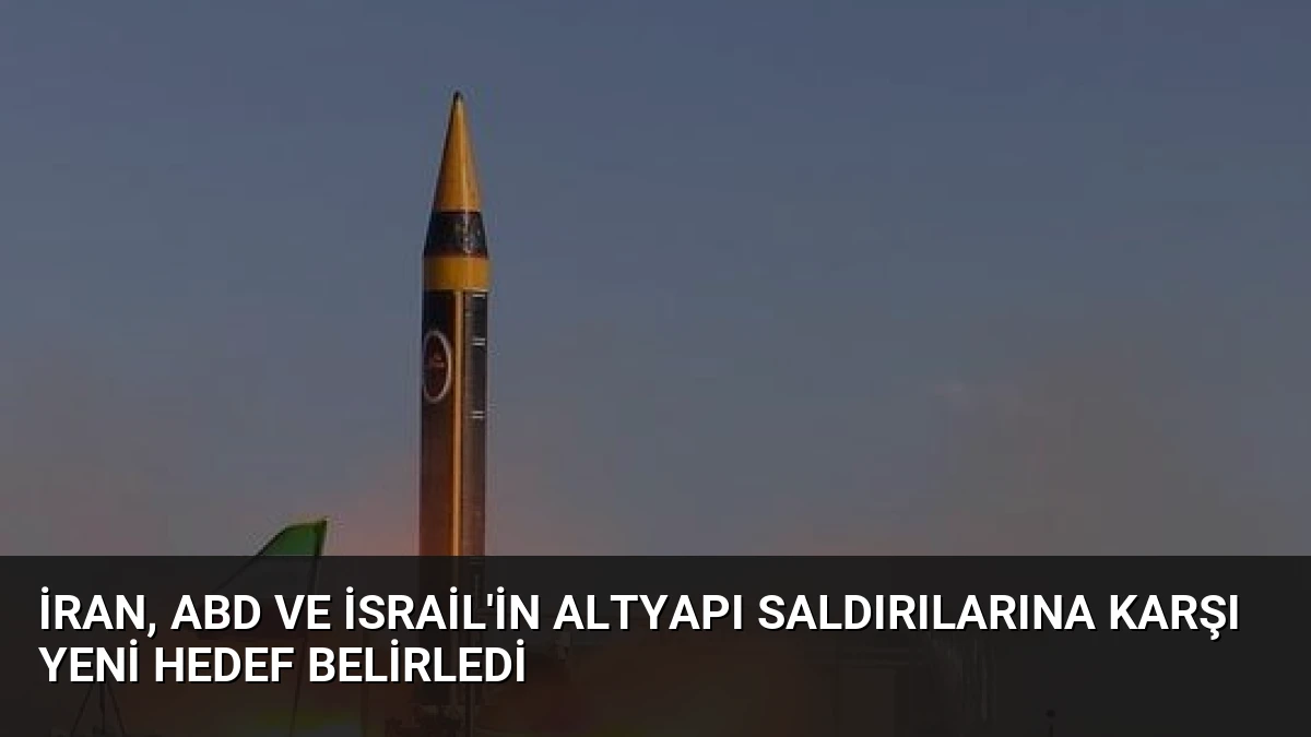 İran, ABD ve İsrail’in Altyapı Saldırılarına Karşı Yeni Hedef Belirledi