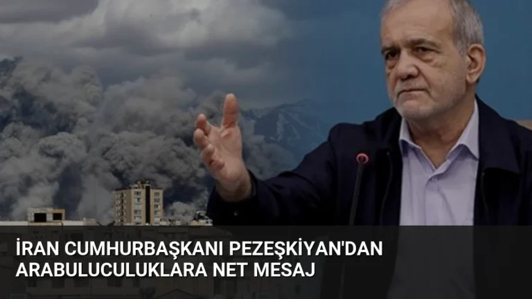 İran Cumhurbaşkanı Pezeşkiyan’dan Arabuluculuklara Net Mesaj