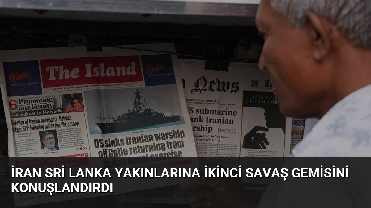 İran Sri Lanka Yakınlarına İkinci Savaş Gemisini Konuşlandırdı