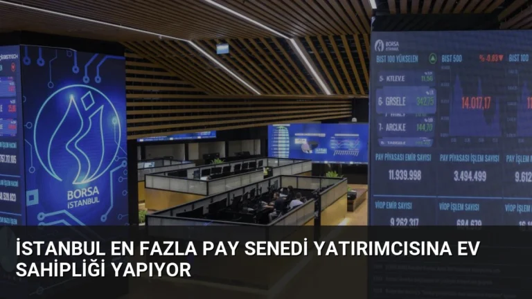 İstanbul En Fazla Pay Senedi Yatırımcısına Ev Sahipliği Yapıyor