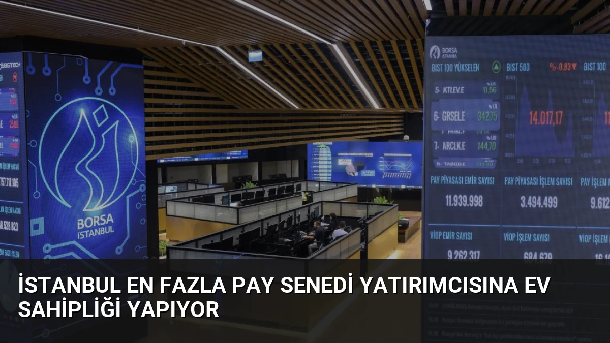İstanbul En Fazla Pay Senedi Yatırımcısına Ev Sahipliği Yapıyor