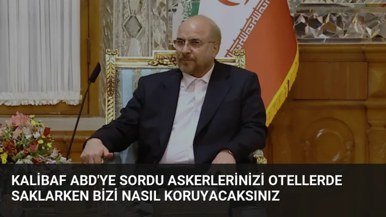 Kalibaf ABD’ye Sordu Askerlerinizi Otellerde Saklarken Bizi Nasıl Koruyacaksınız
