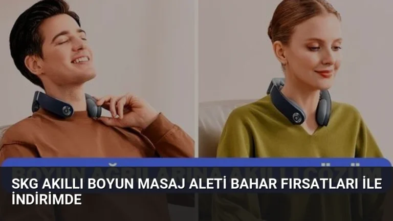 SKG Akıllı Boyun Masaj Aleti Bahar Fırsatları ile İndirimde