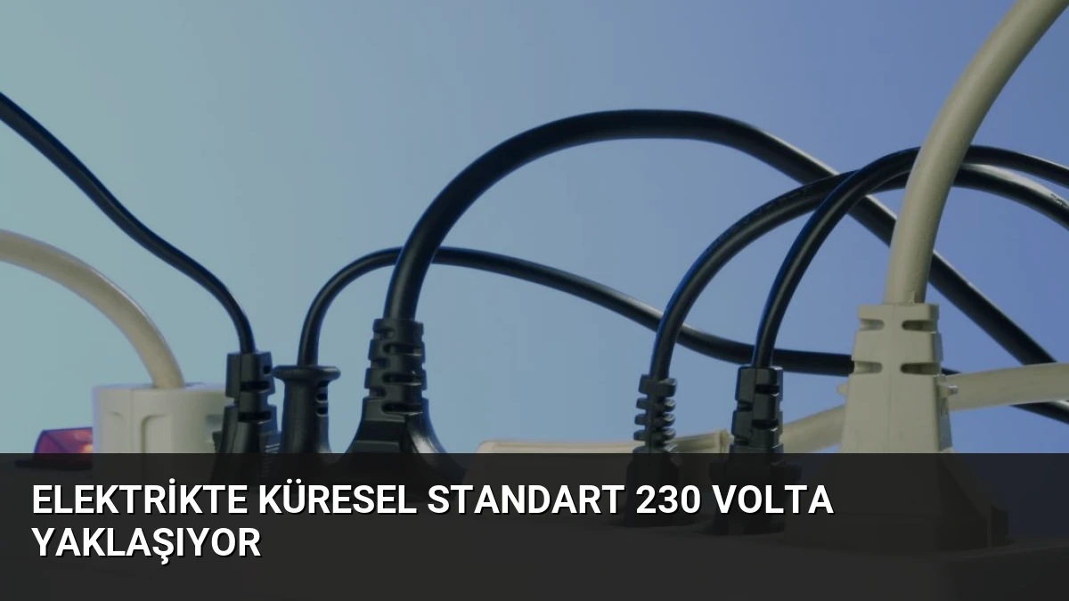 Elektrikte Küresel Standart 230 Volta Yaklaşıyor
