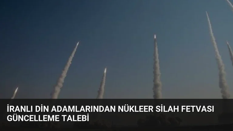 İranlı Din Adamlarından Nükleer Silah Fetvası Güncelleme Talebi
