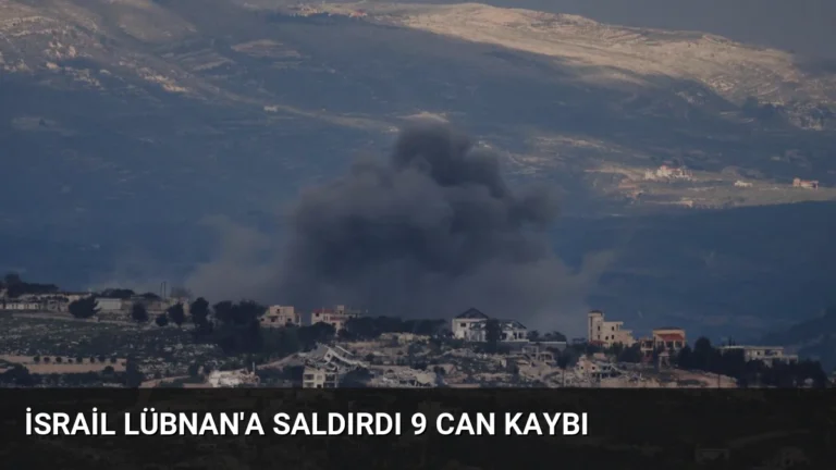 İsrail Lübnan’a Saldırdı 9 Can Kaybı