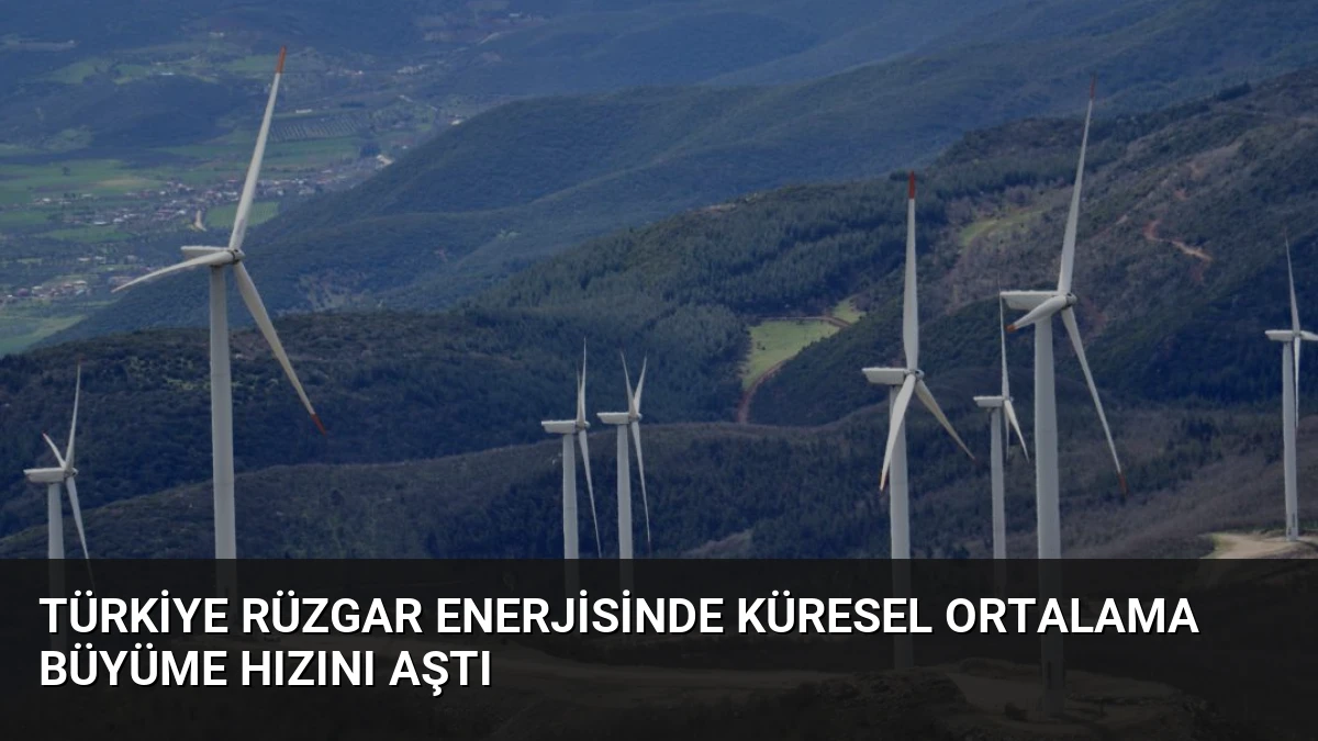 Türkiye Rüzgar Enerjisinde Küresel Ortalama Büyüme Hızını Aştı