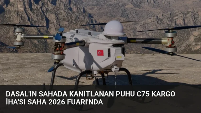 DASAL’ın Sahada Kanıtlanan PUHU C75 Kargo İHA’sı SAHA 2026 Fuarı’nda