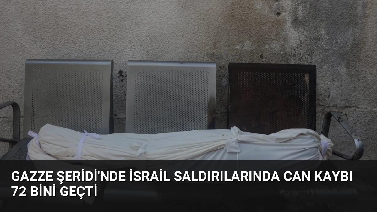 Gazze Şeridi’nde İsrail Saldırılarında Can Kaybı 72 Bini Geçti