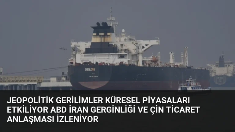 Jeopolitik Gerilimler Küresel Piyasaları Etkiliyor ABD İran Gerginliği ve Çin Ticaret Anlaşması İzleniyor