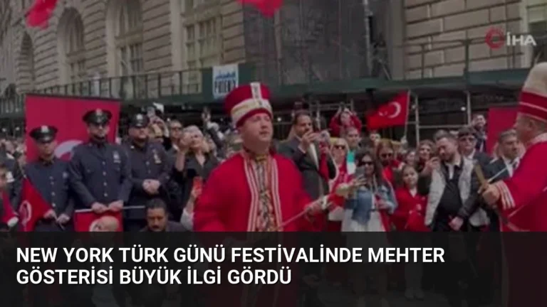 New York Türk Günü Festivalinde Mehter Gösterisi Büyük İlgi Gördü