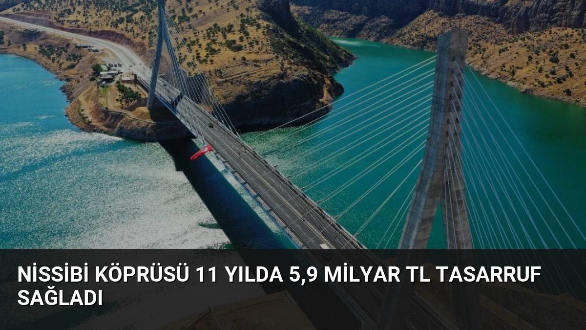 Nissibi Köprüsü 11 Yılda 5,9 Milyar TL Tasarruf Sağladı