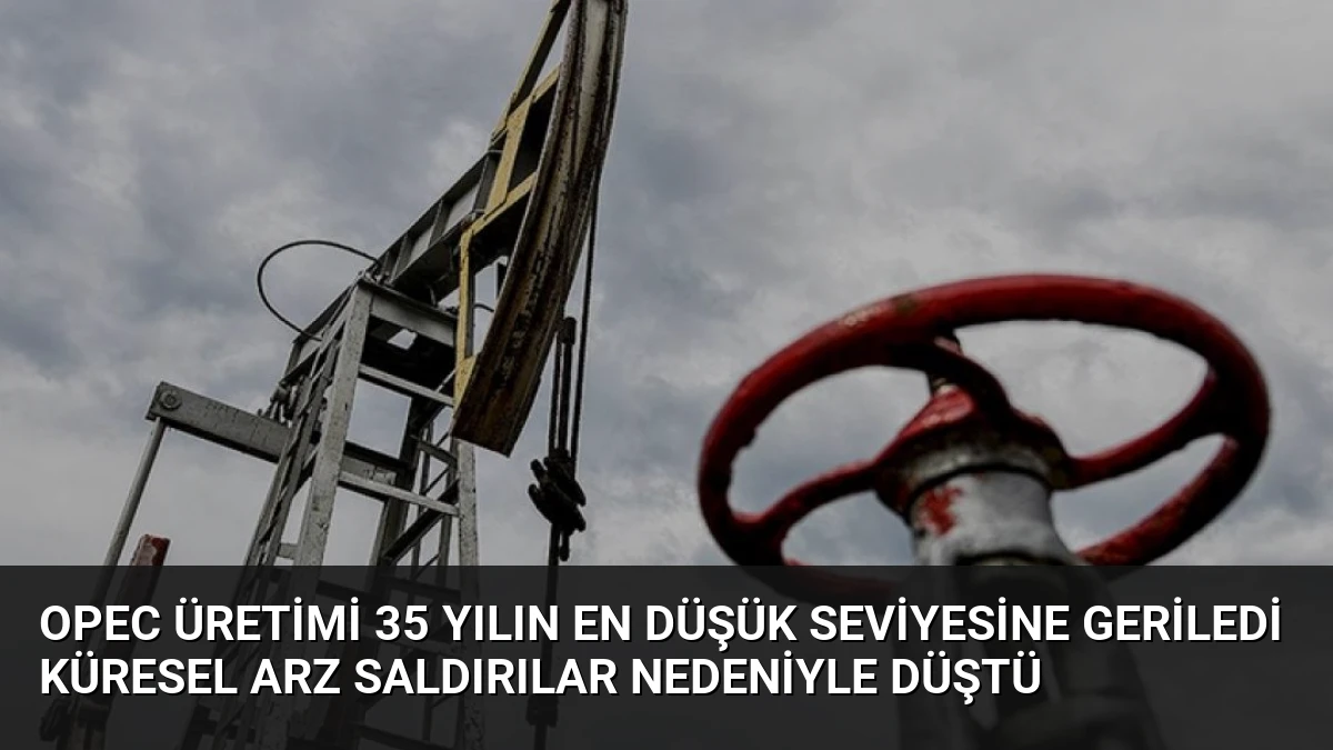 OPEC Üretimi 35 Yılın En Düşük Seviyesine Geriledi Küresel Arz Saldırılar Nedeniyle Düştü