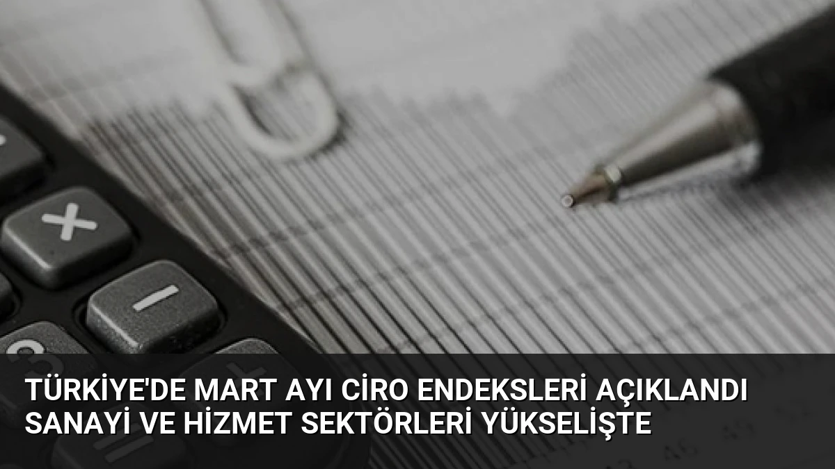 Türkiye’de Mart Ayı Ciro Endeksleri Açıklandı Sanayi ve Hizmet Sektörleri Yükselişte
