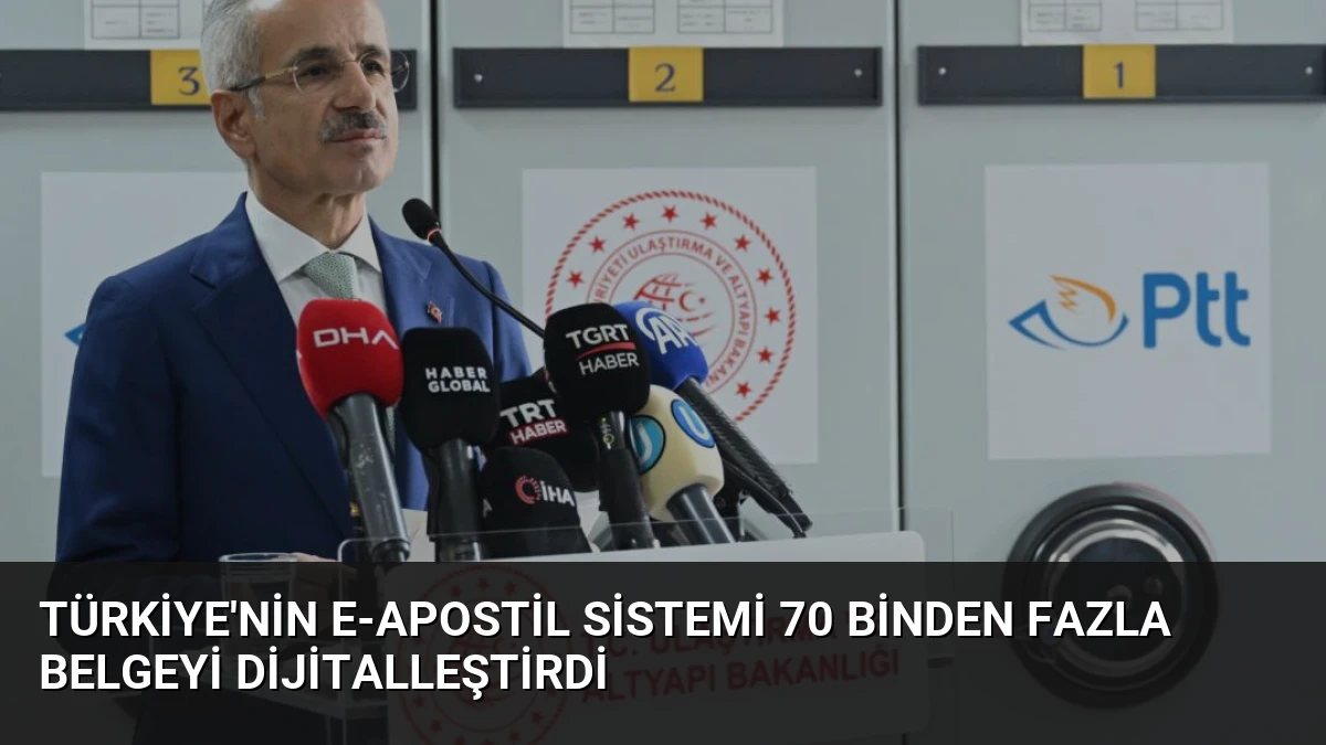 Türkiye’nin e-Apostil Sistemi 70 Binden Fazla Belgeyi Dijitalleştirdi