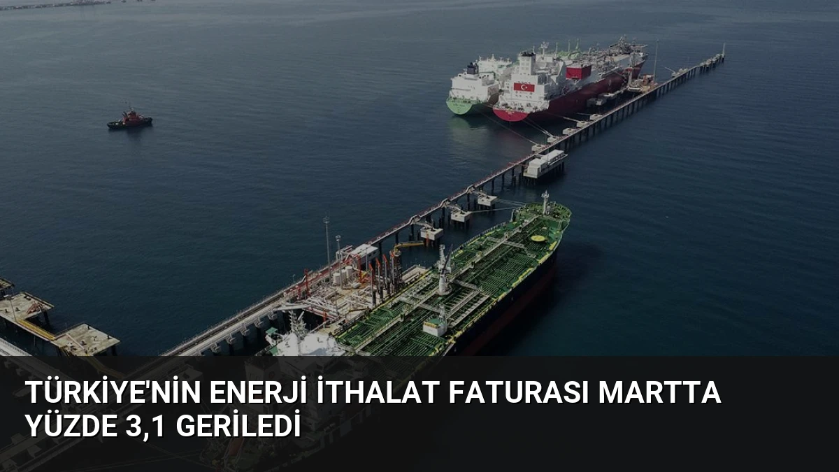 Türkiye’nin Enerji İthalat Faturası Martta Yüzde 3,1 Geriledi
