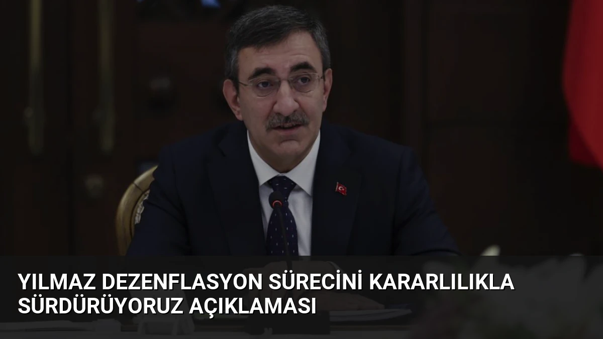 Yılmaz Dezenflasyon Sürecini Kararlılıkla Sürdürüyoruz Açıklaması