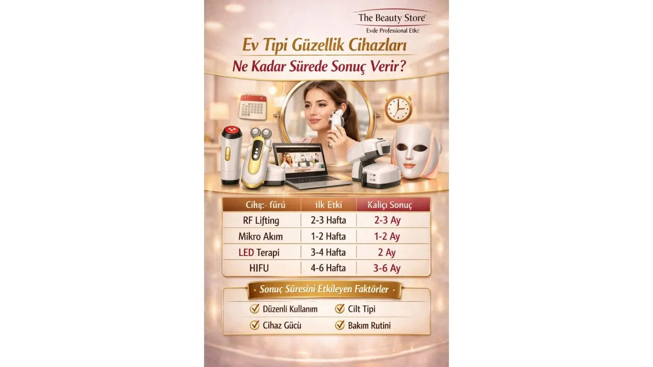 Ev Tipi Güzellik Cihazları Ne Kadar Sürede Sonuç Verir? Kullanım Sıklığı ve Beklentiler Rehberi