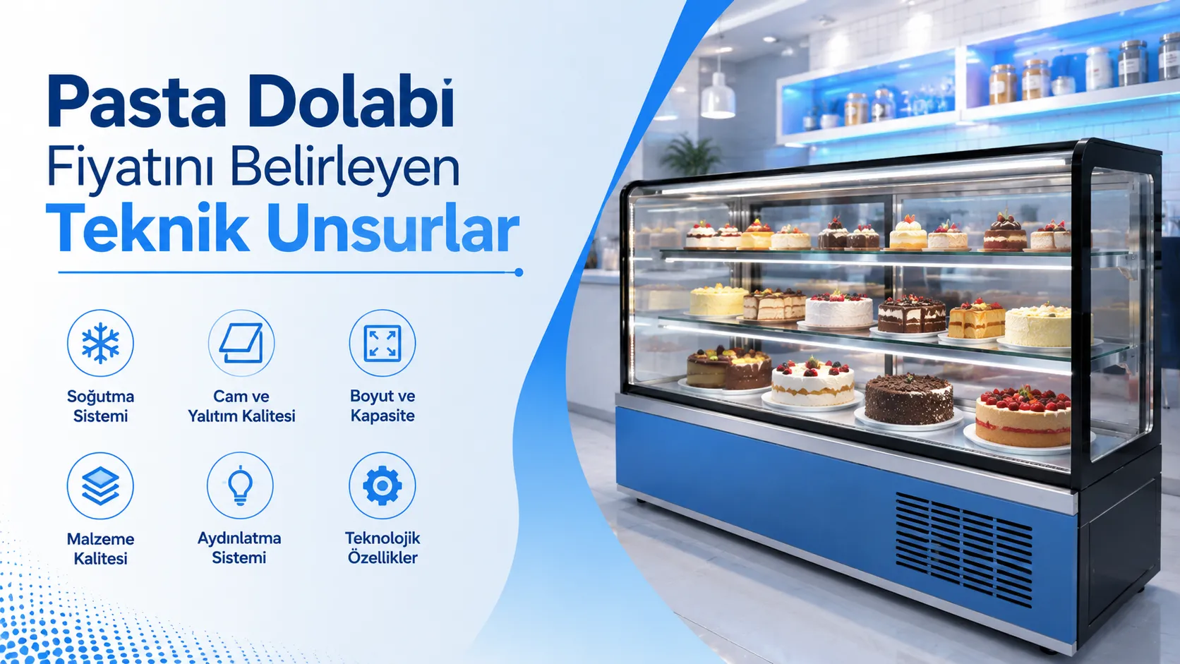 Pasta Dolabı Fiyatını Belirleyen Teknik Unsurlar